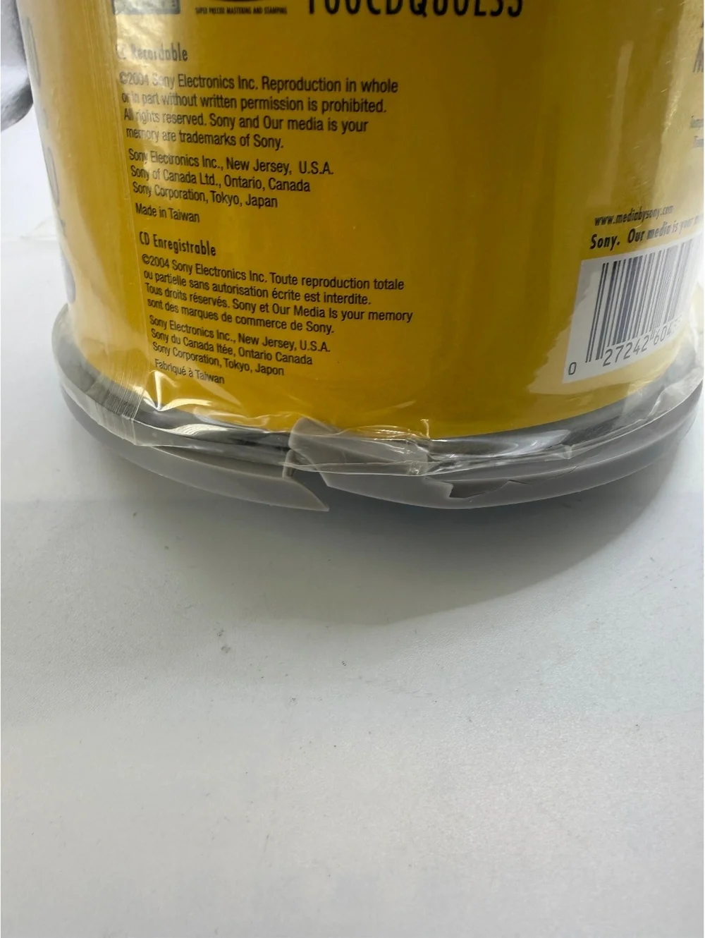 Sony CD-R High Speed Recordable Discs 100 Pack